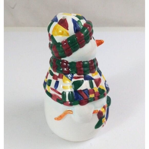 Vintage Winter By Leslie Beck JC Penny Christmas Snowmen Salt & Pepper Shakers - Picture 9 of 13